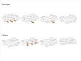 Бергамо NEXT 155 с оттоманкой мини Дуб каньон от производителя