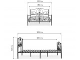 Нерика 180х200 черная недорого