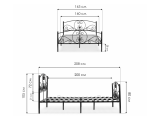 Нерика 160х200 черная недорого