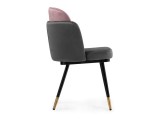 Penelopa dark gray / PINK /  black / gold распродажа