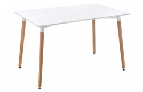Журнально-обеденный стол Table 110х70х73 white / wood