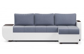 Кожаный диван Атланта со столиком Blue