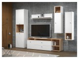 Бэль белый премиум / дуб золотой craft комплектация 1 недорого