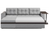 Атланта Gray рогожка+экокожа со столом распродажа