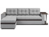 Атланта Gray рогожка+экокожа со столом недорого