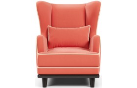 Кресло Оскар с кантом велюр max Orange 20