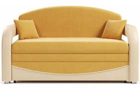 Кожаный диван Алекс велюр max Yellow 27